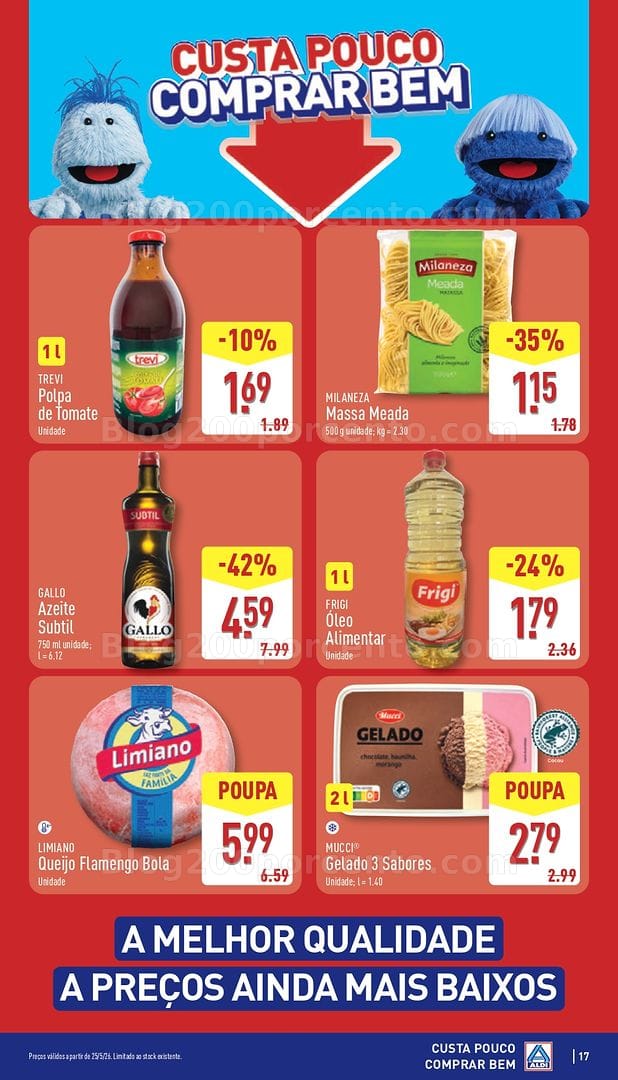 Antevisão Folheto ALDI Promoções de 25 a 31 maio
